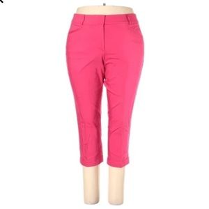 Lane Bryant pink Khakis! High rise, NWOT